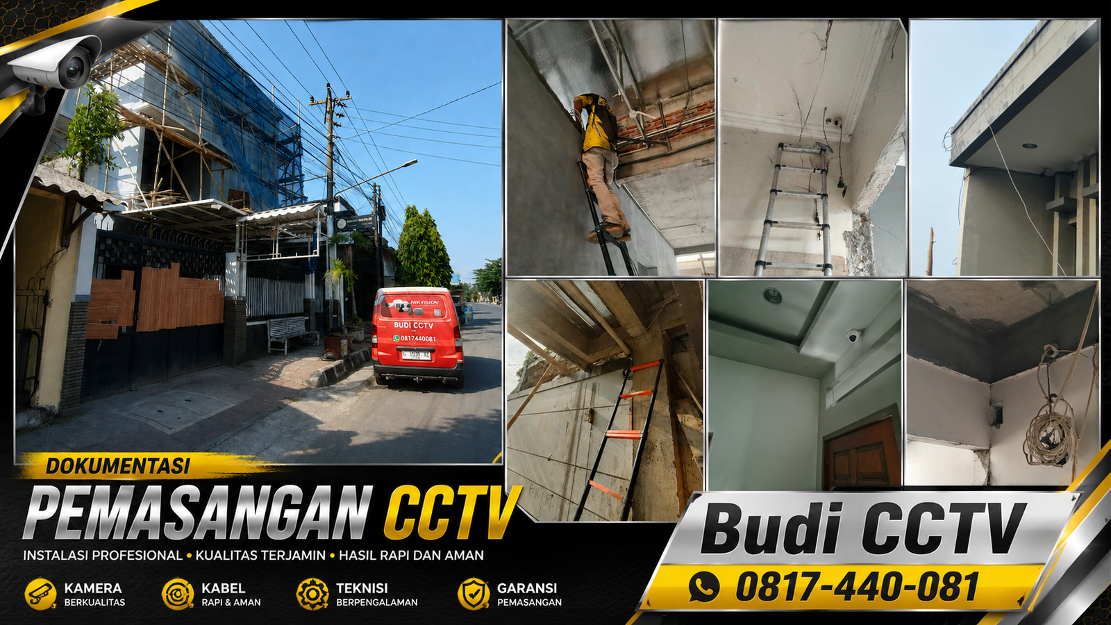 Pemasangan CCTV HiLook di Batang, Pantau Rumah Kapan Saja