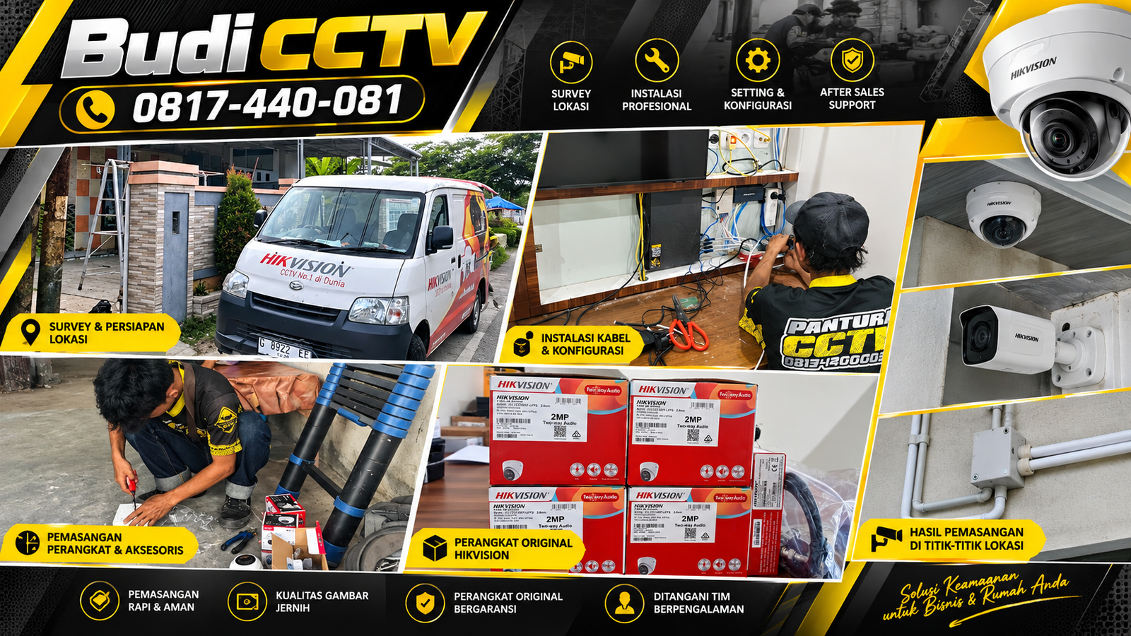 Pemasangan CCTV Hikvision Two Way Audio di Rumah Batang, Kinerja Sistem yang Stabil