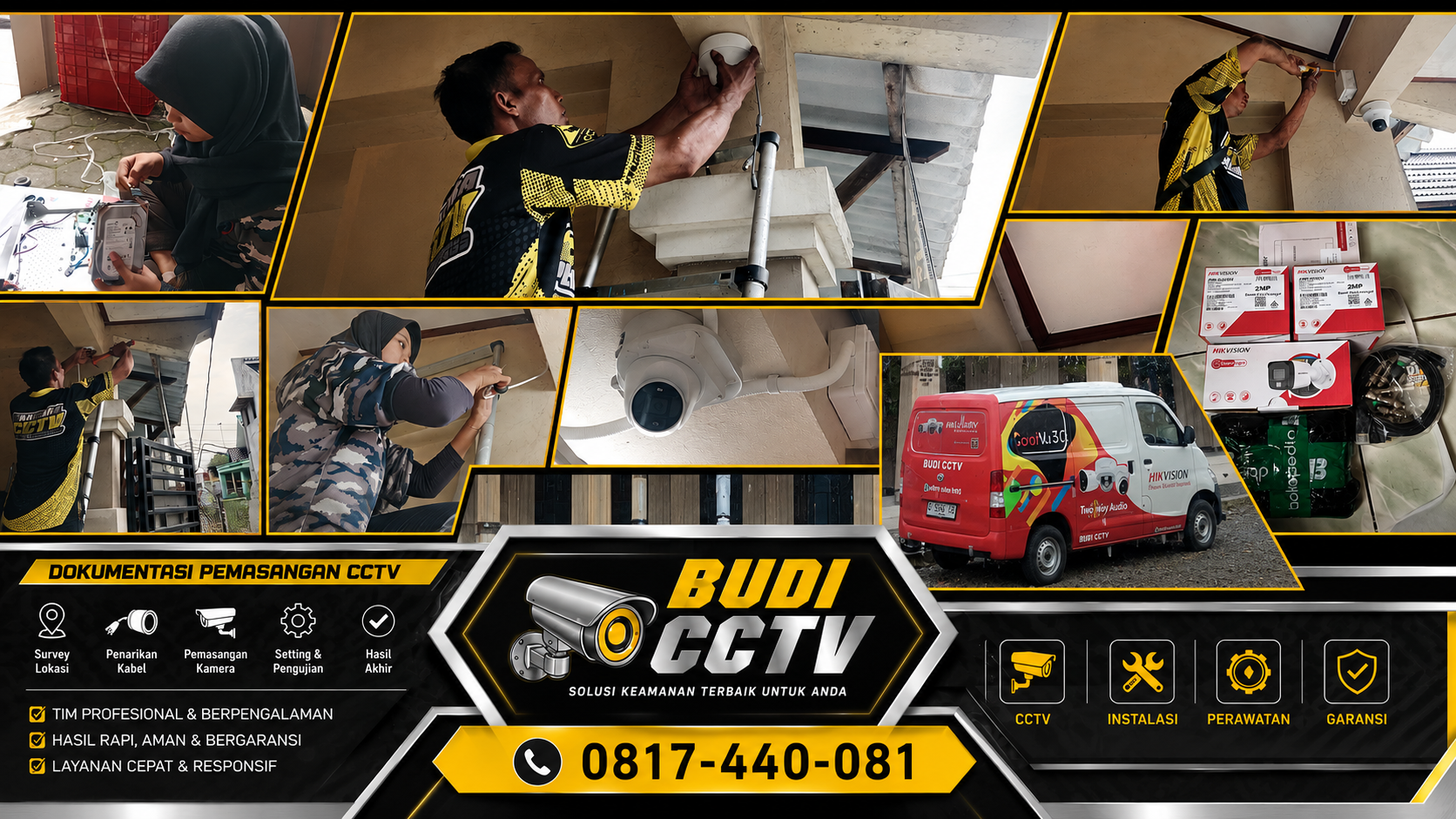 CCTV Hikvision Terpasang, Rumah Pekalongan Terlindungi